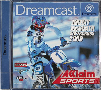 Jeremy McGrath Super Cross 2000 - Dreamcast Cover & Box Art