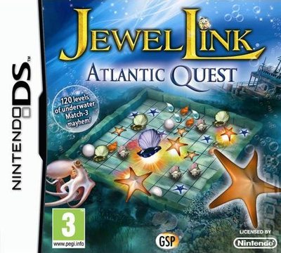 Jewel Link: Atlantic Quest - DS/DSi Cover & Box Art