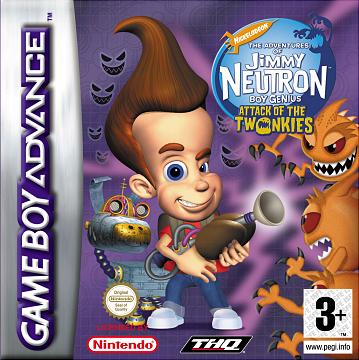 Jimmy Neutron: Attack of the Twonkies - GBA Cover & Box Art
