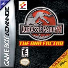 Jurassic Park III: The DNA Factor - GBA Cover & Box Art