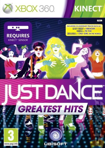 Just Dance: Greatest Hits - Xbox 360 Cover & Box Art