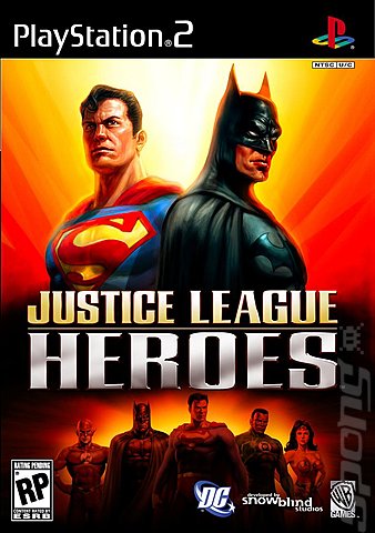 Justice League Heroes - PS2 Cover & Box Art