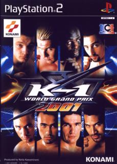 K-1 World Grand Prix 2001 - PS2 Cover & Box Art