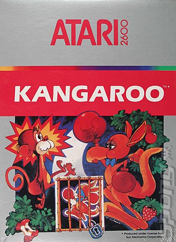 Kangaroo - Atari 2600/VCS Cover & Box Art