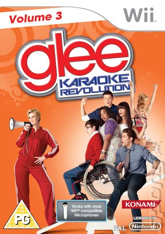 Karaoke Revolution: Glee: Volume 3 - Wii Cover & Box Art