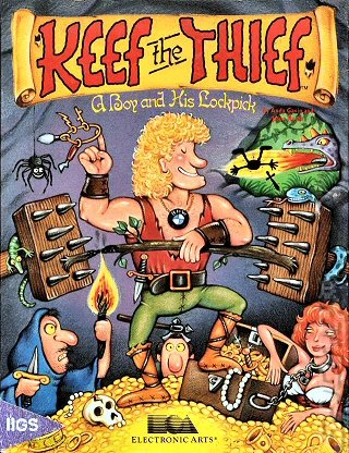  Keef the Thief: A Boy and His Lockpick - Apple II Cover & Box Art