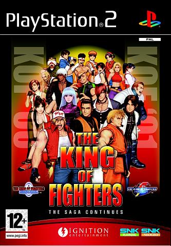 The King of Fighters 2000 & 2001 - PS2 Cover & Box Art