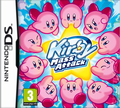 Kirby Mass Attack - DS/DSi Cover & Box Art