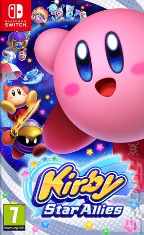 Kirby: Star Allies - Switch Cover & Box Art
