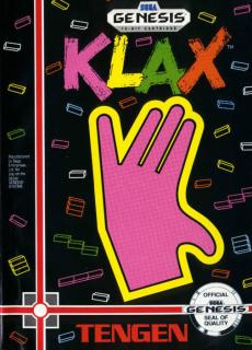 Klax - Sega Megadrive Cover & Box Art