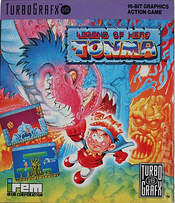 Legend of Hero Tonma - NEC PC Engine Cover & Box Art