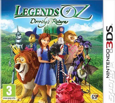 Legends Of Oz: Dorothy's Return - 3DS/2DS Cover & Box Art