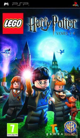 LEGO Harry Potter: Years 1-4 - PSP Cover & Box Art