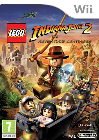 LEGO Indiana Jones 2: The Adventure Continues - Wii Cover & Box Art