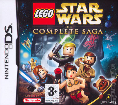 Lego Star Wars: The Complete Saga - DS/DSi Cover & Box Art