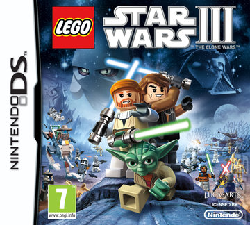 LEGO Star Wars III: The Clone Wars - DS/DSi Cover & Box Art