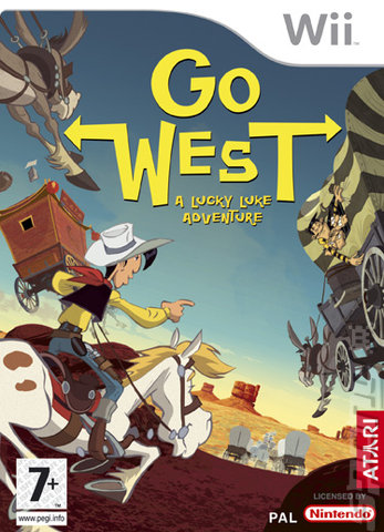 Lucky Luke: Go West! - Wii Cover & Box Art