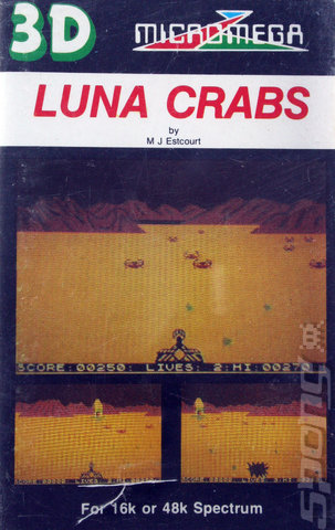 Luna Crabs - Spectrum 48K Cover & Box Art