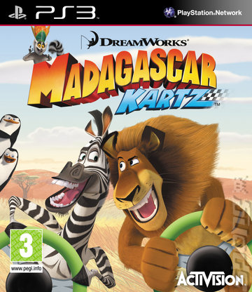 Madagascar: Kartz - PS3 Cover & Box Art