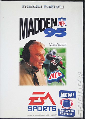 Madden 95 - Sega Megadrive Cover & Box Art