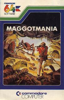 Maggotmania - C64 Cover & Box Art