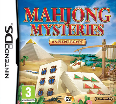 Mahjong Mysteries: Ancient Egypt - DS/DSi Cover & Box Art