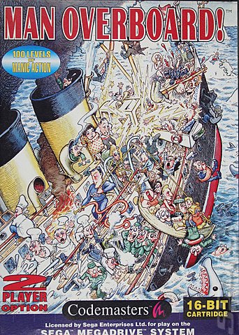 Man Overboard! - Sega Megadrive Cover & Box Art