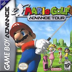 Mario Golf: Advance Tour - GBA Cover & Box Art