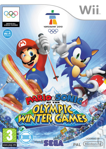 Mario & Sonic at the Olympic Winter Games - Wii Cover & Box Art