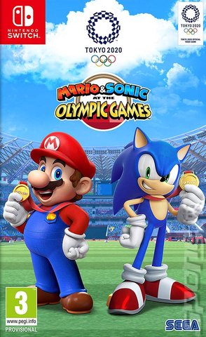 Mario & Sonic at the Olympic Games Tokyo 2020 - Switch Cover & Box Art