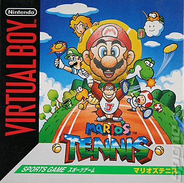 Mario's Tennis - Nintendo Virtual Boy Cover & Box Art