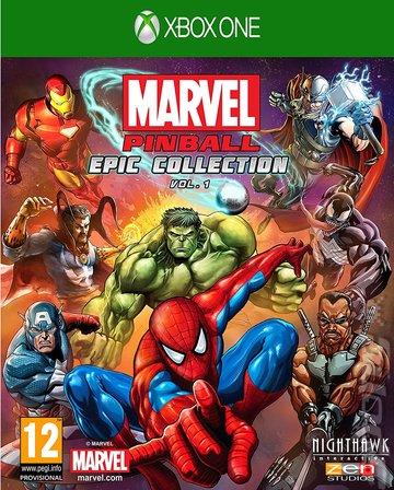 Marvel Pinball: Epic Collection: Vol. 1 - Xbox One Cover & Box Art