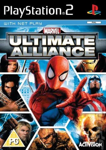 Marvel: Ultimate Alliance - PS2 Cover & Box Art