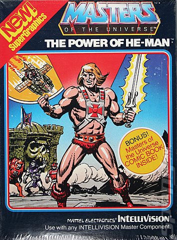 Masters of the Universe: The Power of He-Man - Intellivision Cover & Box Art