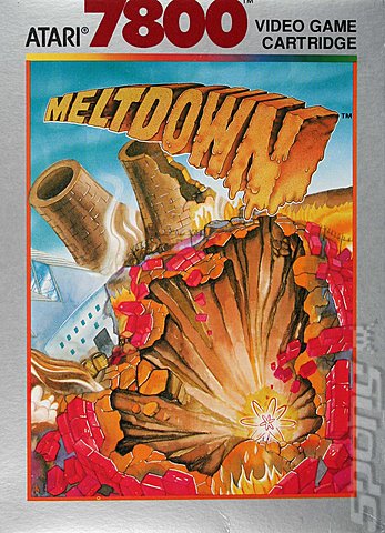 Meltdown - Atari 7800 Cover & Box Art