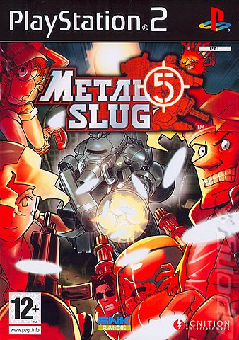 Metal Slug 5 - PS2 Cover & Box Art
