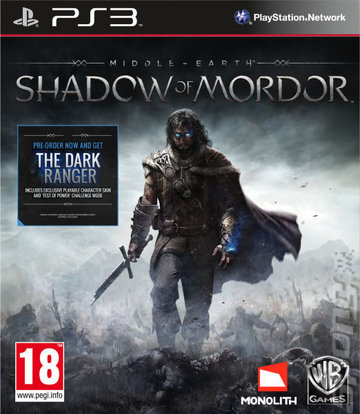 Middle-earth: Shadow of Mordor - PS3 Cover & Box Art