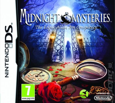 Midnight Mysteries: The Edgar Allan Poe Conspiracy - DS/DSi Cover & Box Art