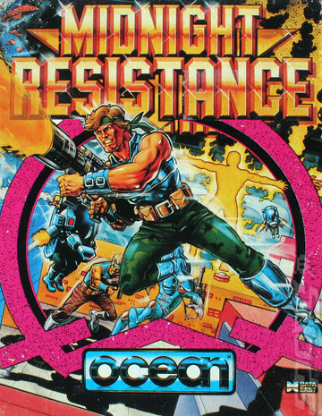 Midnight Resistance - Spectrum 48K Cover & Box Art