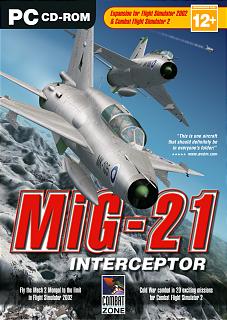 MiG 21 Interceptor - PC Cover & Box Art