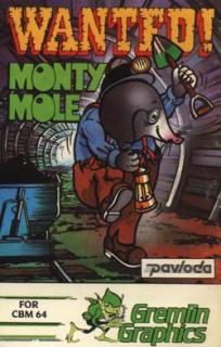 Wanted! Monty Mole - C64 Cover & Box Art