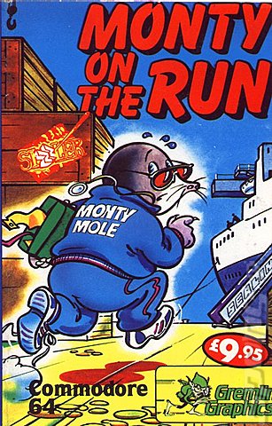 Monty on The Run - C64 Cover & Box Art