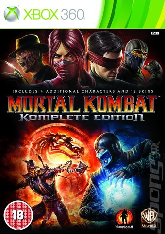 Mortal Kombat: Komplete Edition - Xbox 360 Cover & Box Art