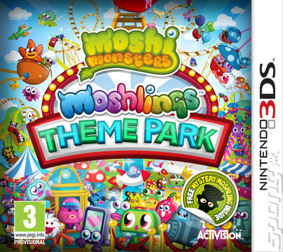 Moshi Monsters: Moshlings Theme Park - 3DS/2DS Cover & Box Art