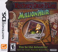 Mystery Case Files: MillionHeir - DS/DSi Cover & Box Art