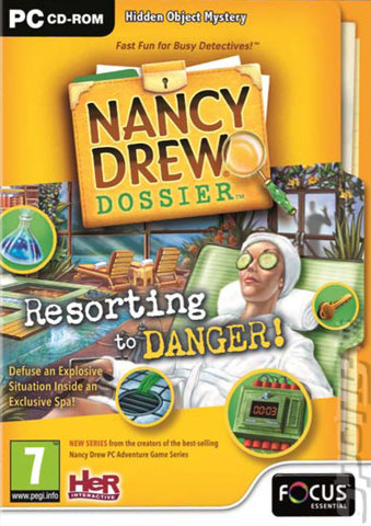 Nancy Drew Dossier: Resorting to Danger - PC Cover & Box Art