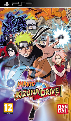 Naruto Shippuden: Kizuna Drive - PSP Cover & Box Art