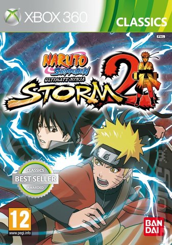 Naruto Shippuden: Ultimate Ninja Storm 2 - Xbox 360 Cover & Box Art