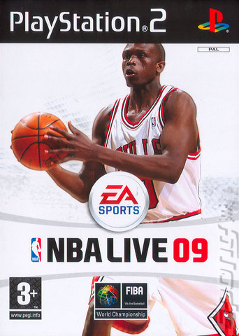 NBA Live 09 - PS2 Cover & Box Art
