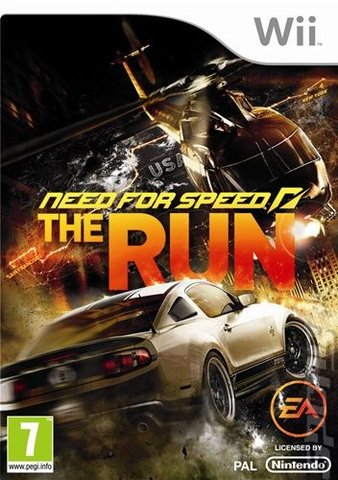 Need for Speed: The Run - Wii Cover & Box Art
